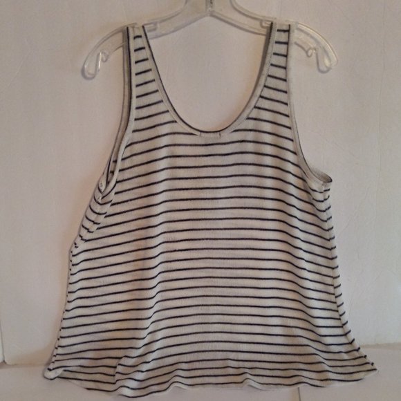 Fang silver splatter knit tank top sz XL NWT - Picture 2 of 7